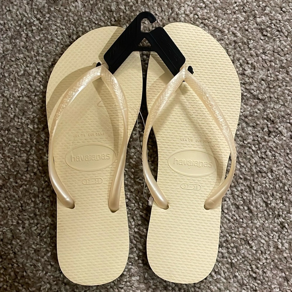Brand New Havaianas – Slim in Buttercream ✨☀️